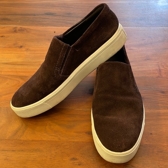 Vince Suede Slip On Shoes - Picture 1 of 12